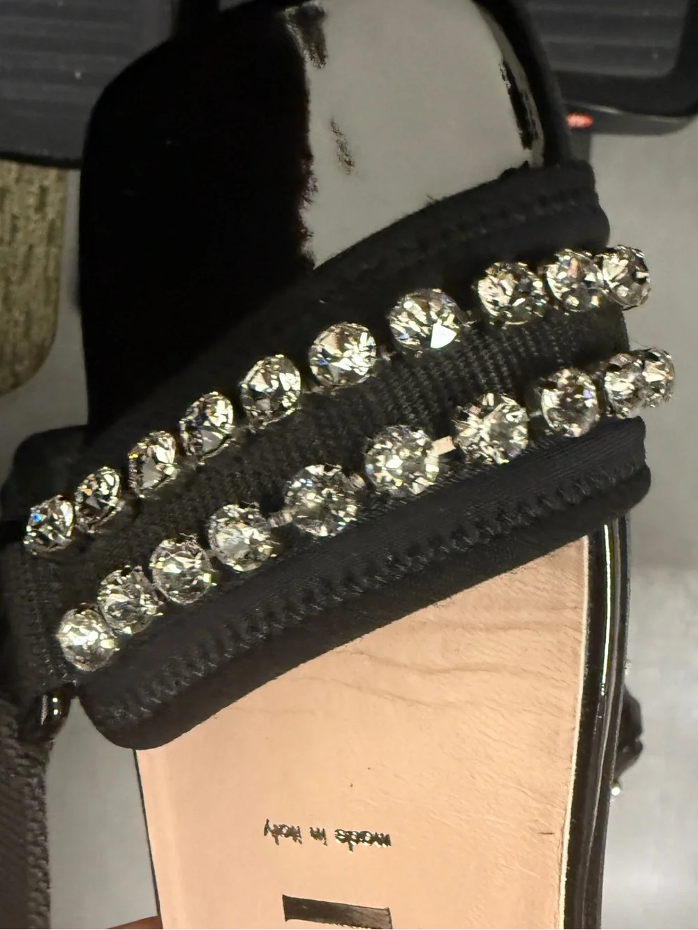 Gucci sandals sparkling